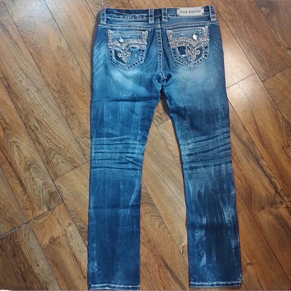 Gorgeous Rock Revival Betty Straight Jeans With 31” Inseam